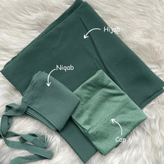 HIJAB NIQAB CAP SET