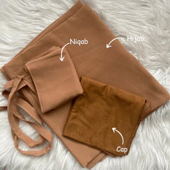 HIJAB NIQAB CAP SET