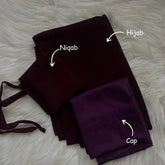 HIJAB NIQAB CAP SET