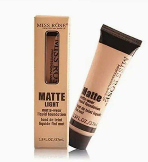 Miss Rose Long Lasting Liquid Full Skin Coverage Soft Matte Foundation