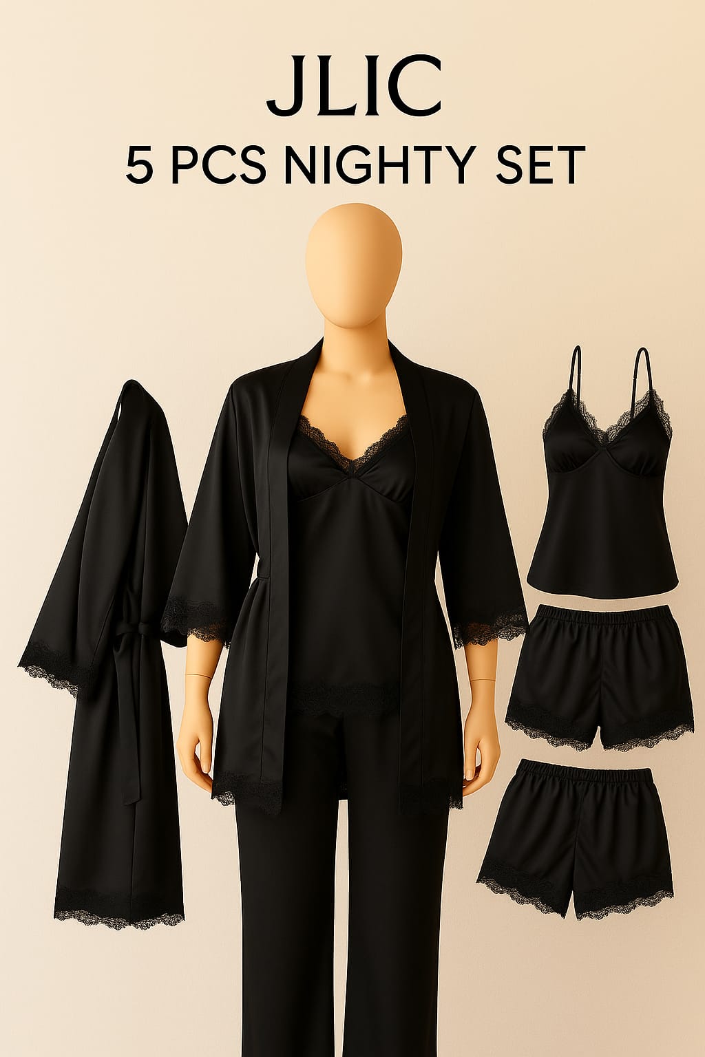 5 PIECE SHORT NOGHTY